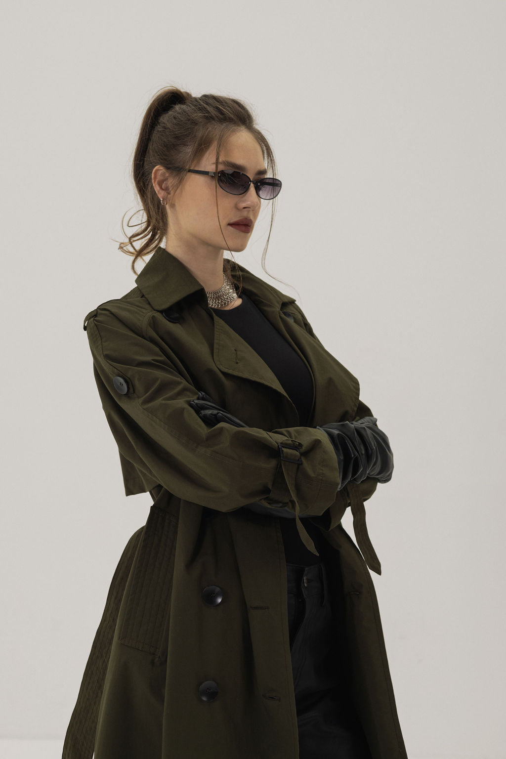 The Kira Coat in Green