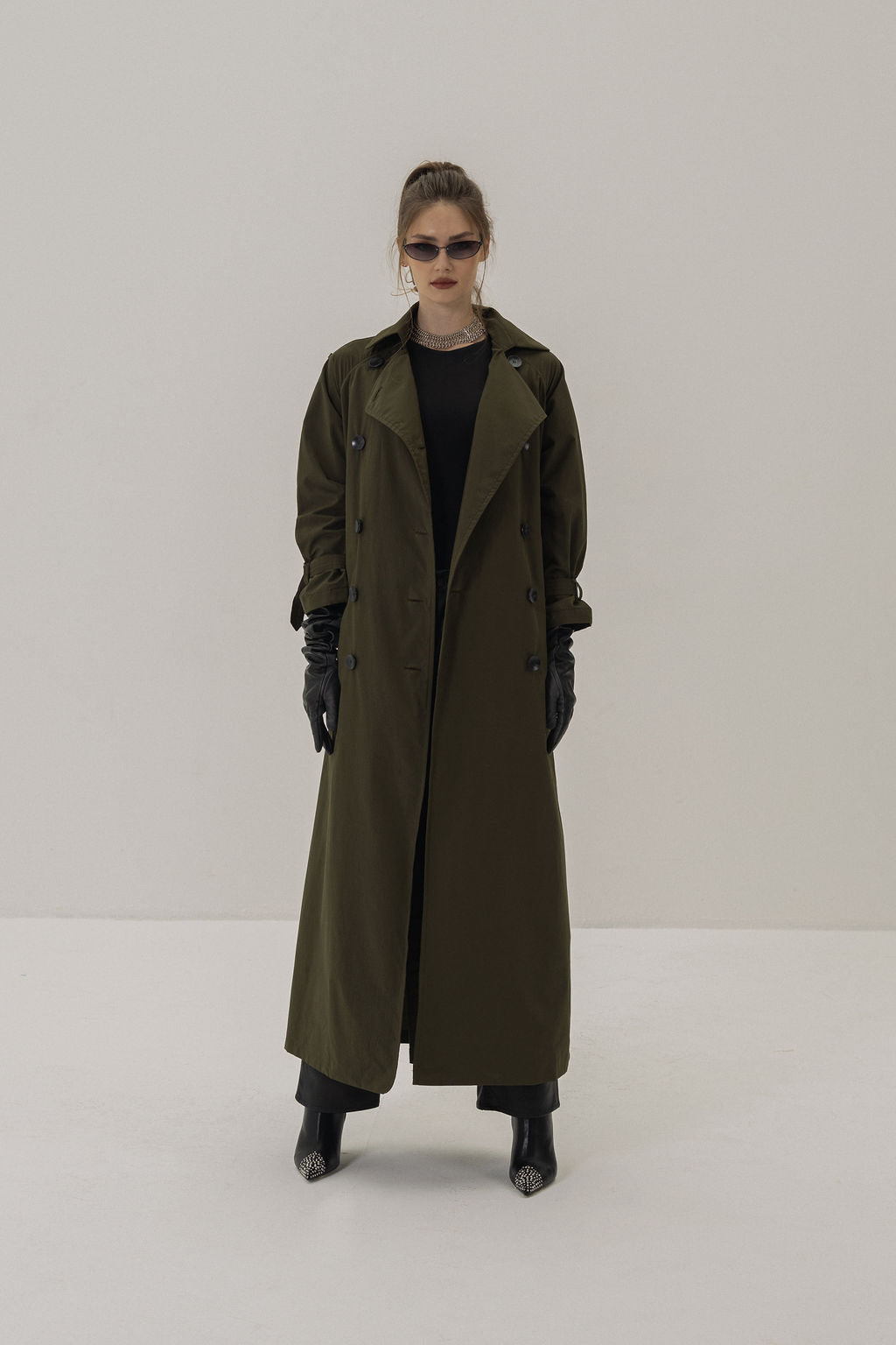 The Kira Coat in Green