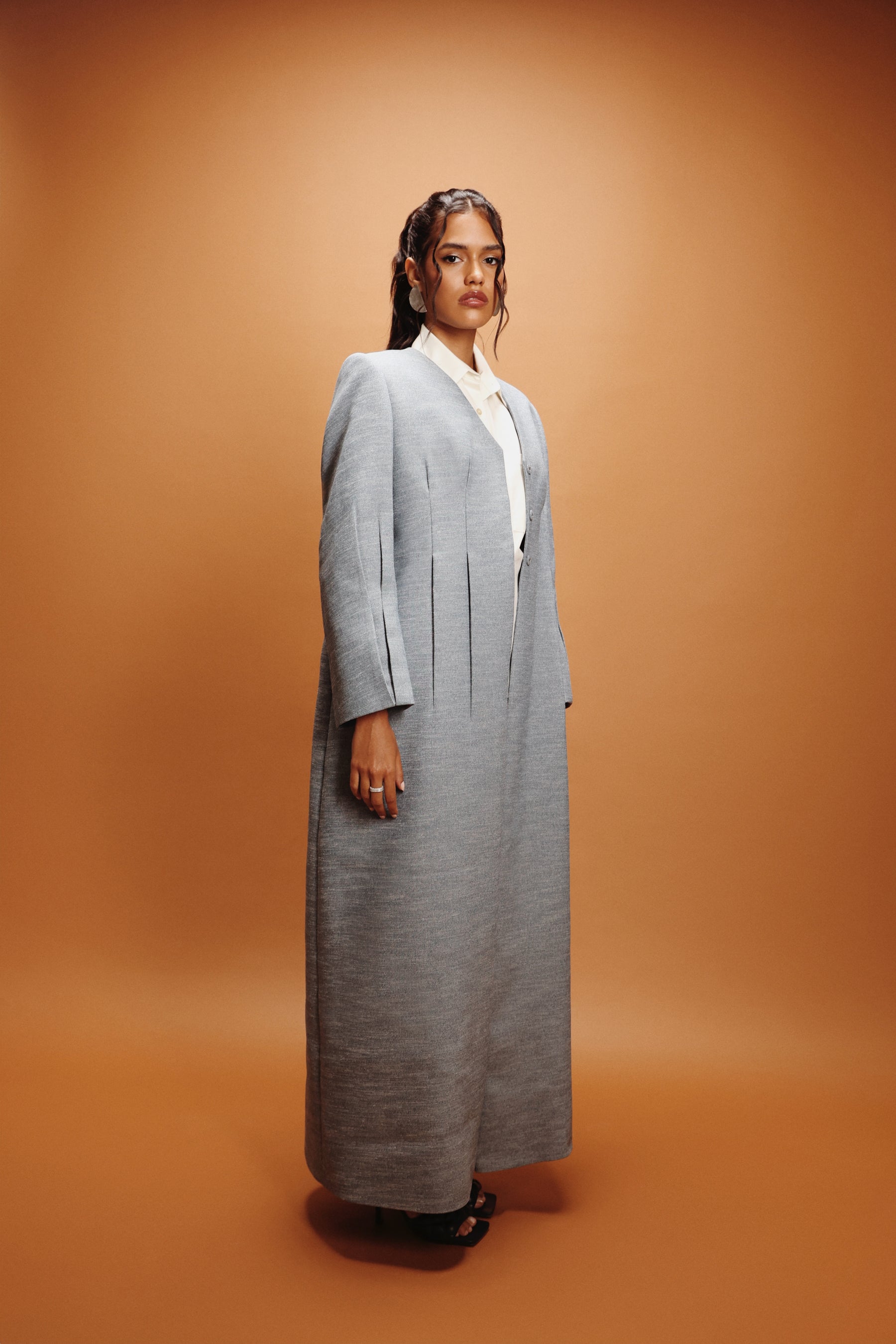 The Nomad Coat in Powder Blue