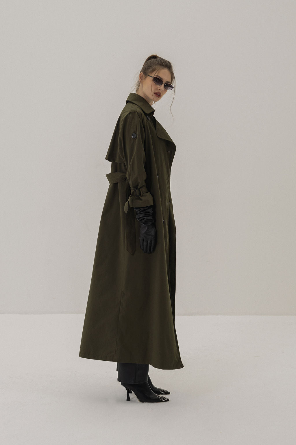 The Kira Coat in Green